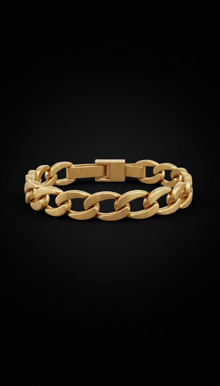 Brushed Gold Designer Cat Collar